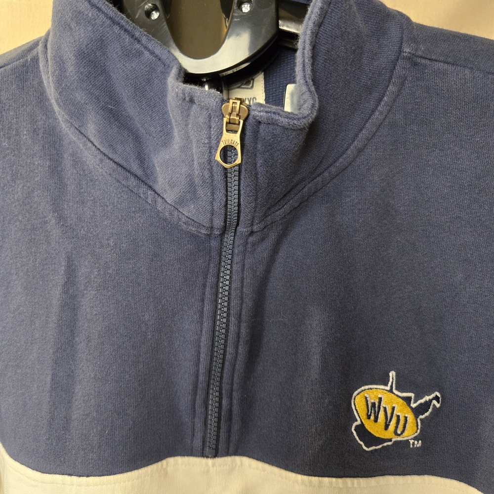 Tailgate WVU West Virginia University 1/4 Zip Pullover Sweatshirt XXL - Picture 3 of 7